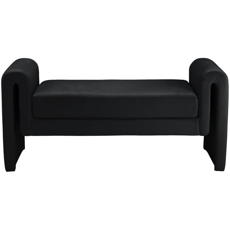 Meridian Furniture USA Velvet Upholstered Bench Wayfair